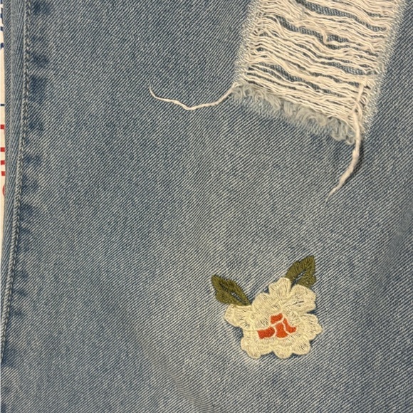 Chelsea and violet straight leg call embroidery jeans 32” - Picture 4 of 8